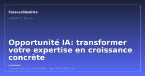 Opportunité IA: comment transformer l’intelligence artificielle en levier concret pour votre activité