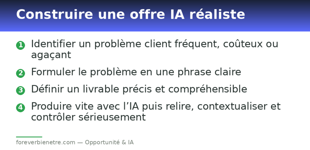 Construire une offre IA réaliste