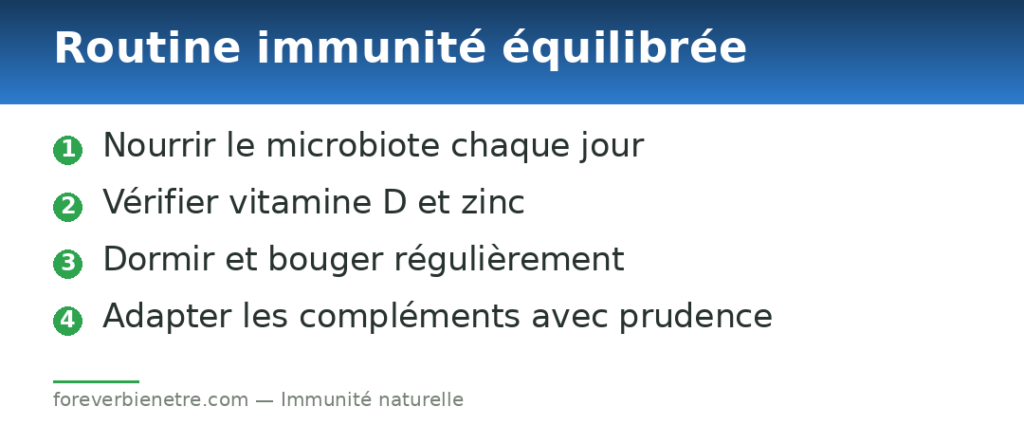 Routine immunité équilibrée