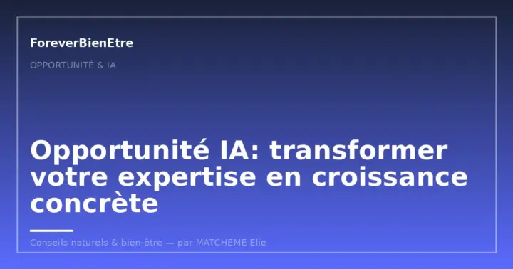 IA et reconversion professionnelle: transformer les suppressions de postes en activité complémentaire réaliste
