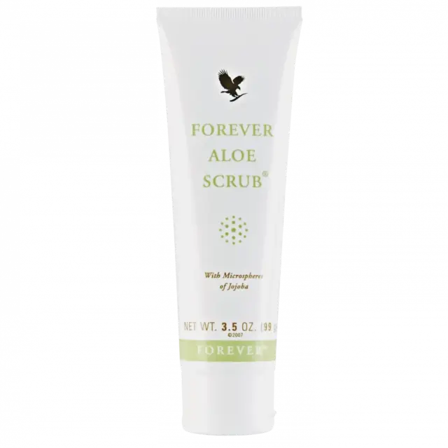 Illustration Beauté : peau, cheveux et soins naturels : Forever Aloe Scrub™