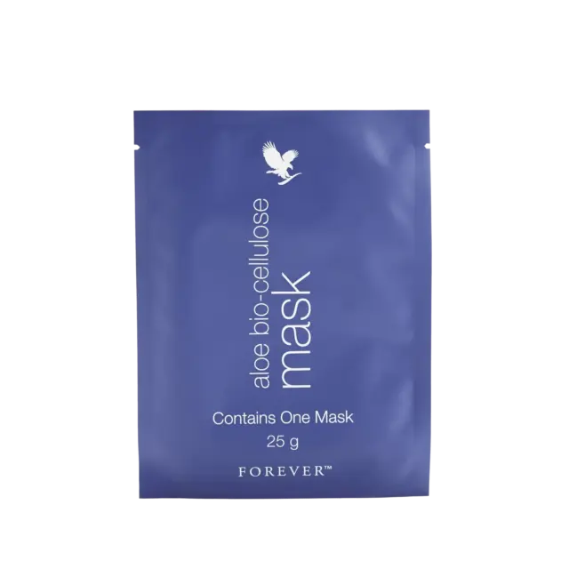 Illustration Beauté : peau, cheveux et soins naturels : Masque Aloe Bio-Cellulose