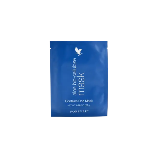 Illustration Beauté : peau, cheveux et soins naturels : Masque Aloe Bio-Cellulose