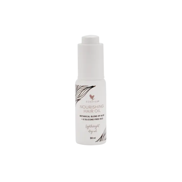 Illustration Beauté : peau, cheveux et soins naturels : Huile Capillaire Nourrissante